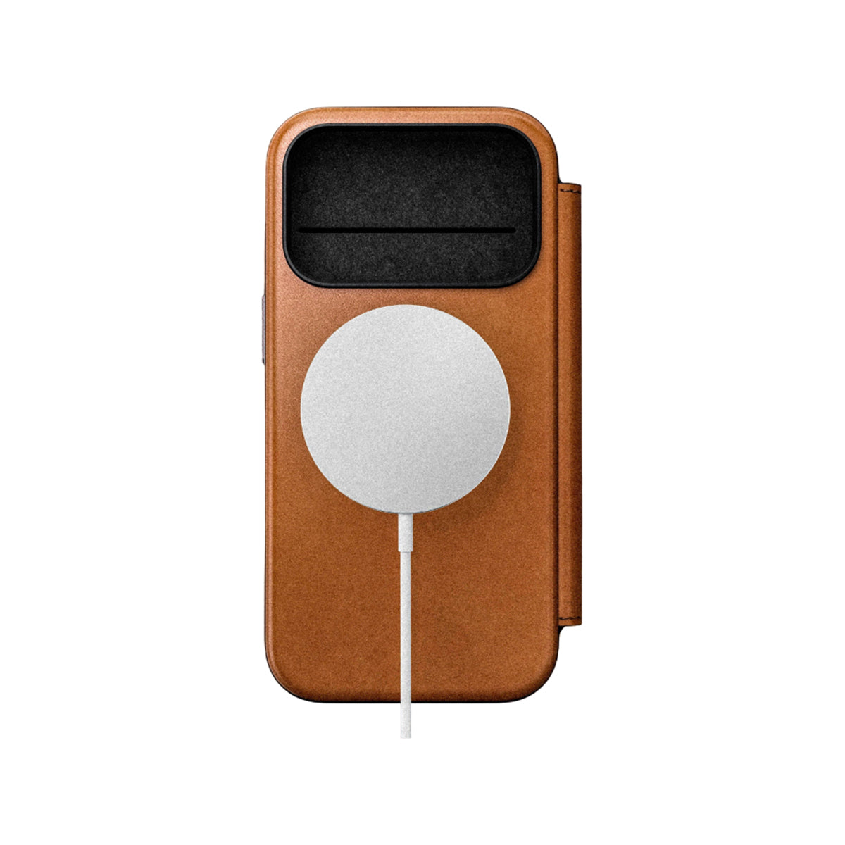 NOMAD Modern Leather Folio iPhone 17 Pro - English Tan Ecco