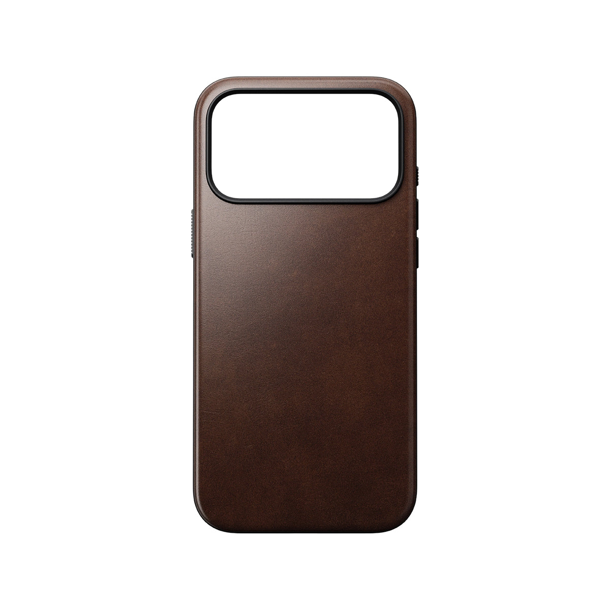 NOMAD Modern Leather Case iPhone 17 Pro - Rustic Brown Horween