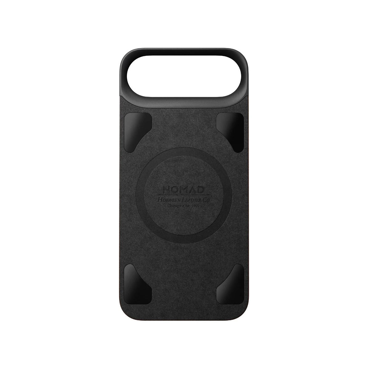 NOMAD Magnetic Leather Back iPhone 17 Air - Rustic Brown Horween