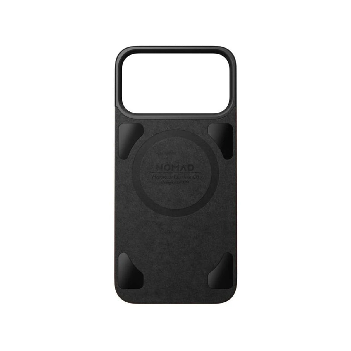 NOMAD Magnetic Leather Back iPhone 17 Pro Max - Rustic Brown Horween