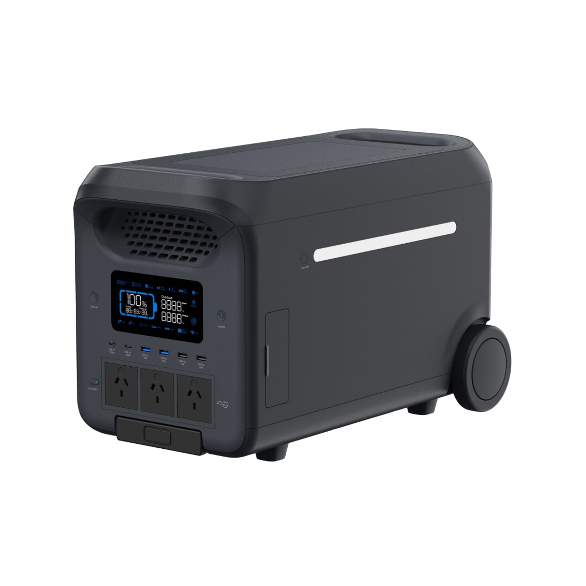 PowerGuard Pro 3000W/2560Wh Portable Power Station - Battery Backup ...