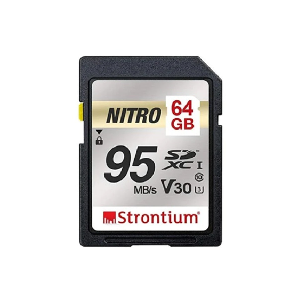 Strontium Nitro SD Card 95MB/s 64GB for Smartphones/Tablets/DSLRs