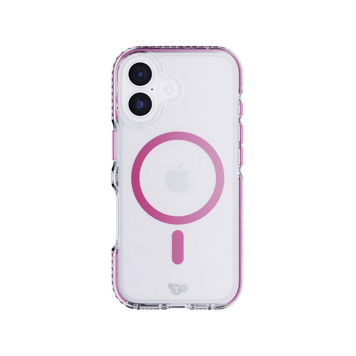 Tech21 EvoCrystal Magsafe Case iPhone 17 - Clear/Pink