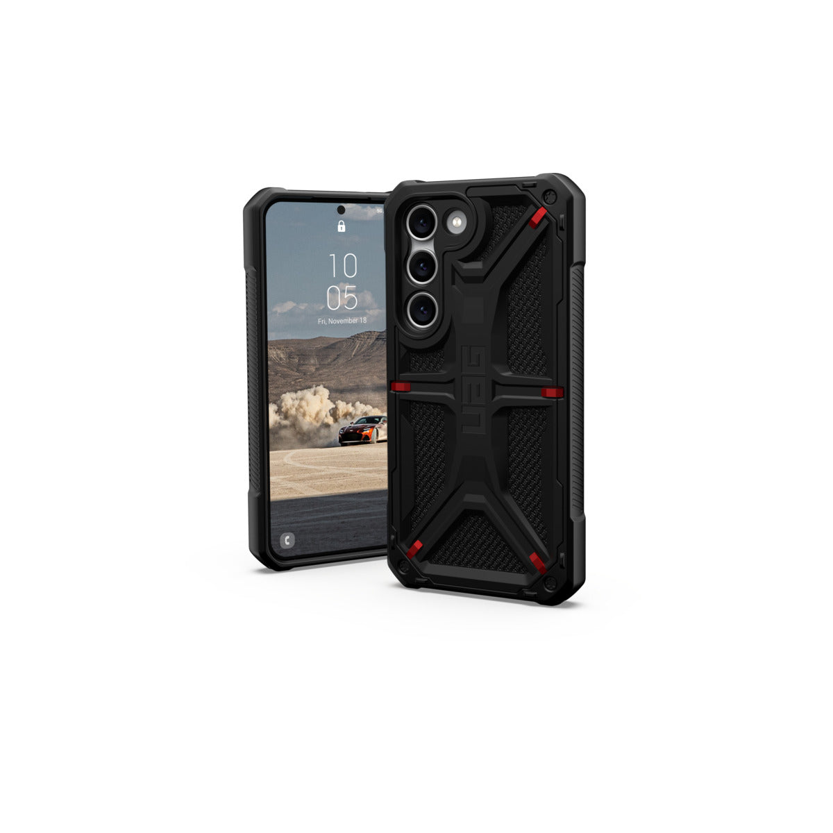 UAG Monarch Kevlar Series Phone Case for Samsung Galaxy S23.