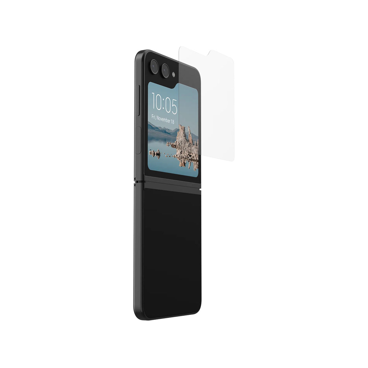 UAG Glass Shield Plus Phone case for Galaxy Z Flip 5 - Ice