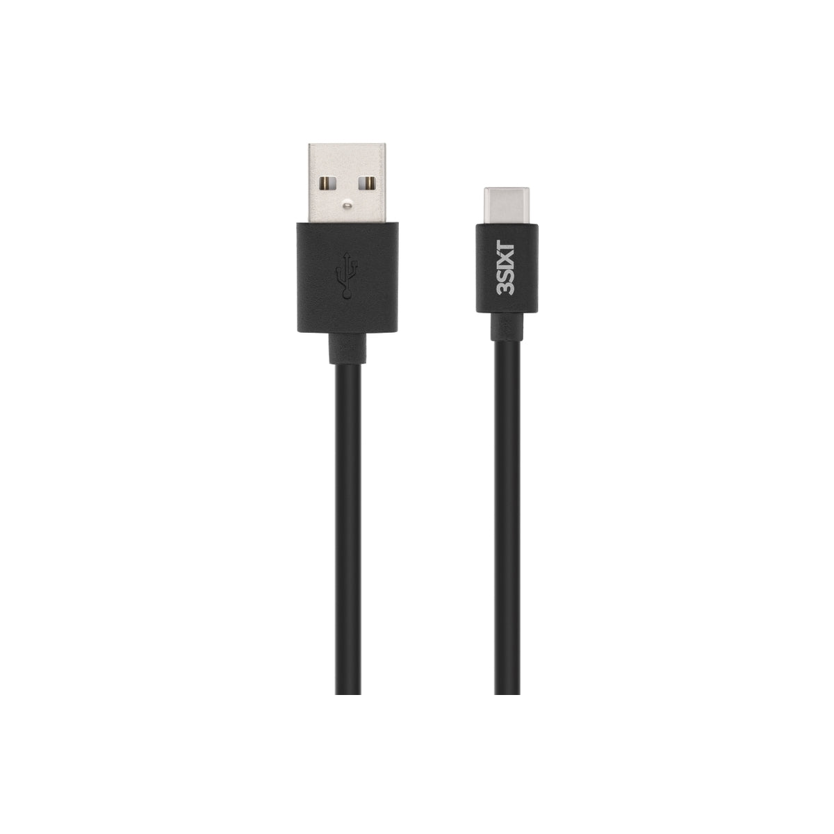 3sixT Charge & Sync Cable - USB-A to USB-C - 1m - Black.