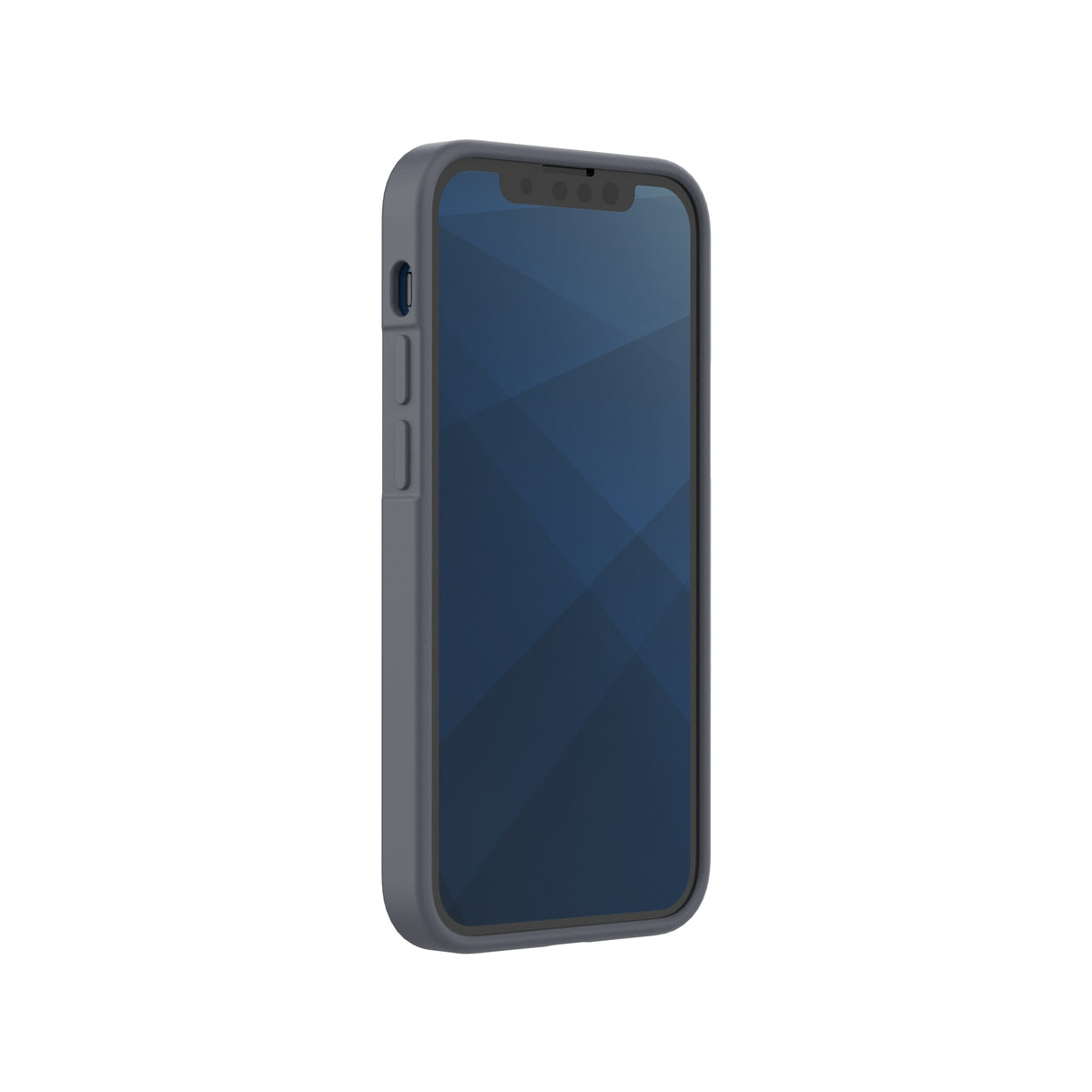 3sixT BioFlex iPhone 13 mini Shockproof Bumper Cover Case Clear/Grey.