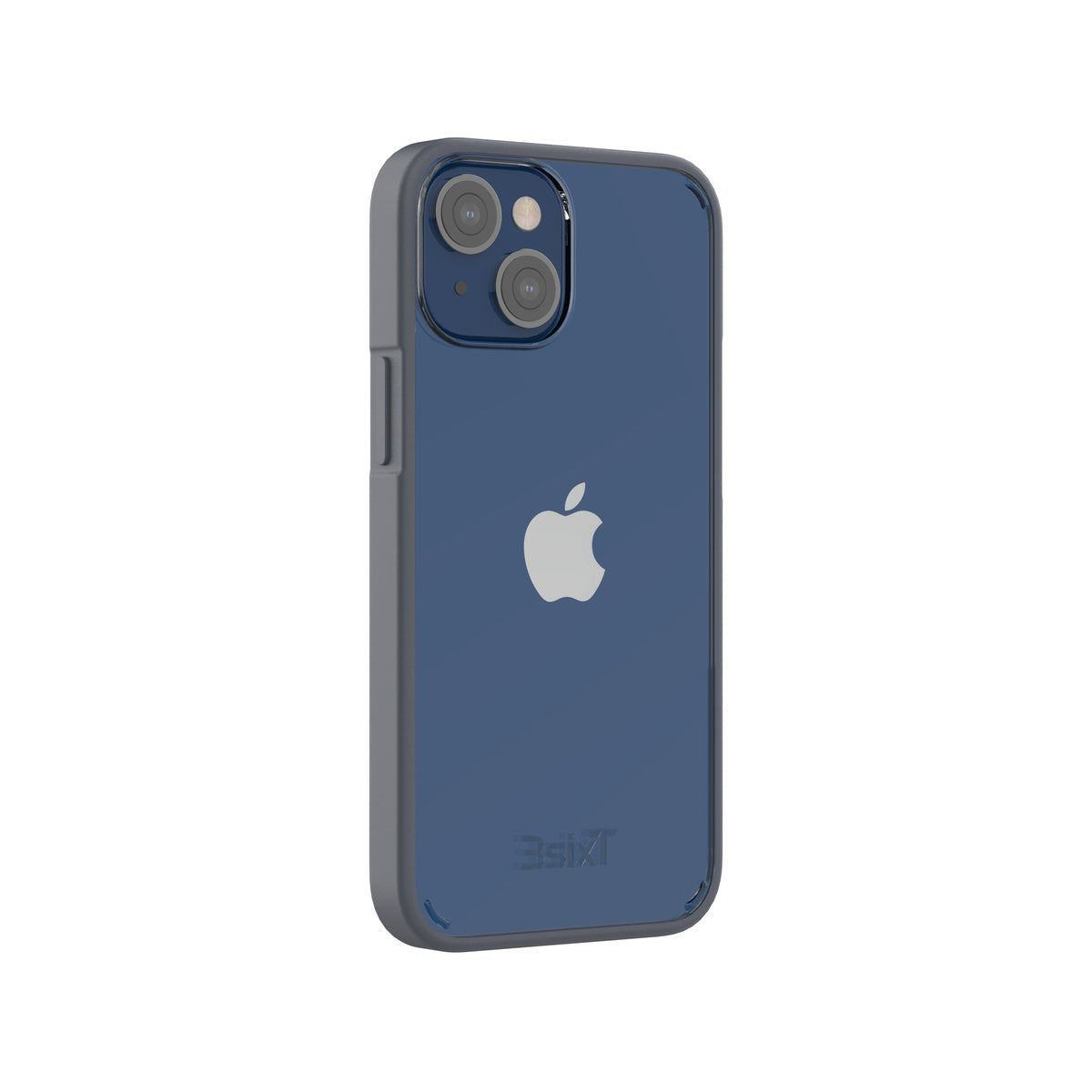 3sixT BioFlex iPhone 13 mini Shockproof Bumper Cover Case Clear/Grey.