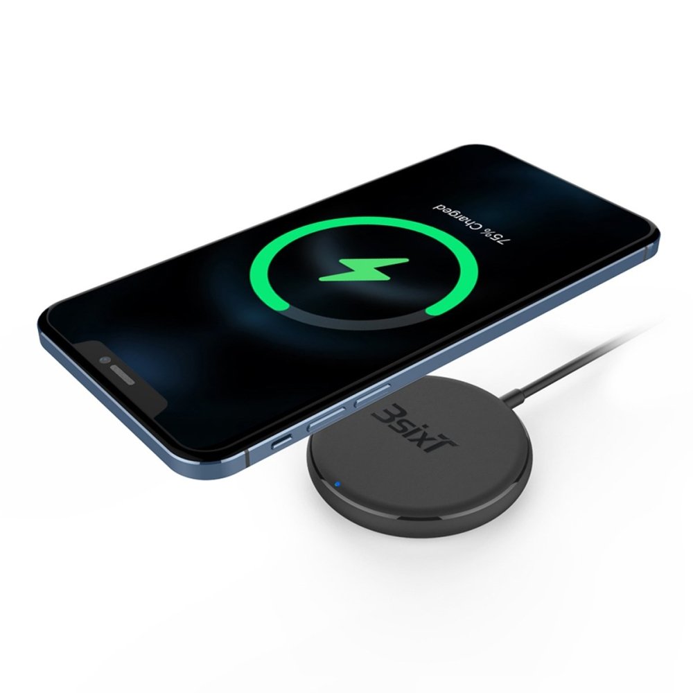 3sixT Magnetic Wireless Charger 15W - Power - Techunion -
