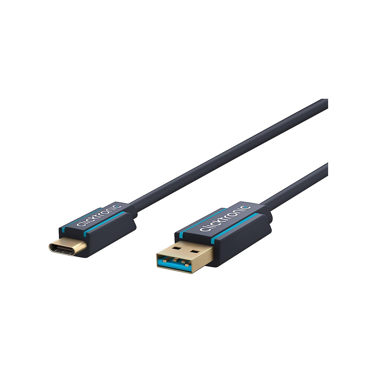 Clicktronic USB C 3.1 to USB A Cable - 1m
