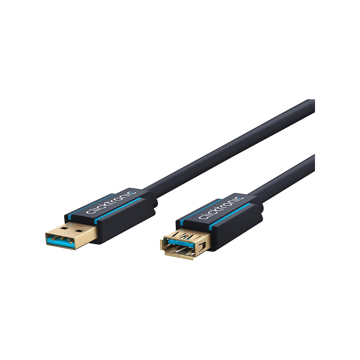 Clicktronic USB A Male to Female 3.0 Cable 1.8m