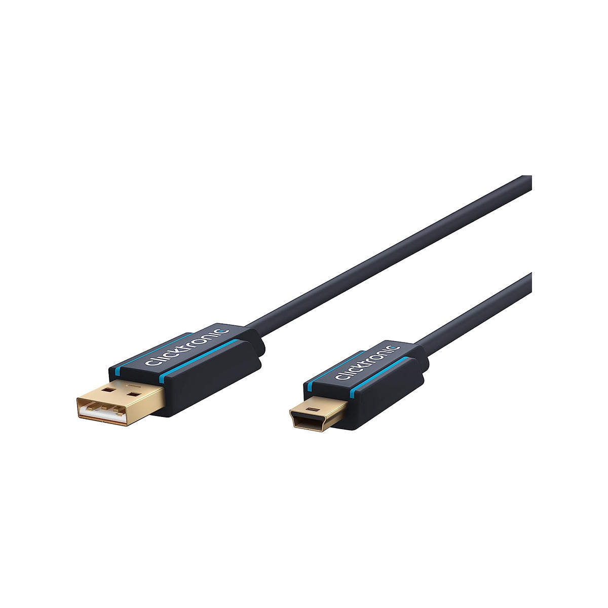 Clicktronic USB A 2.0 to USB MINI-B 5 Cable - 0.5m