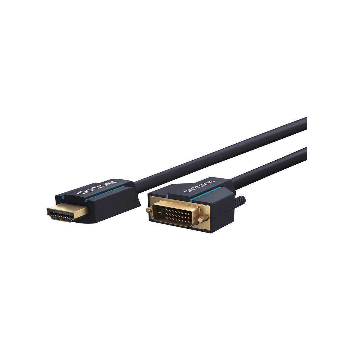 Clicktronic HDMI DVI-D (24+1) Cable - 15m