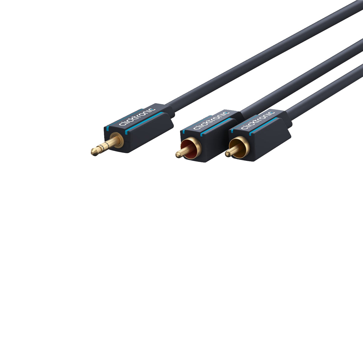 Clicktronic 3.5mm AUX to RCA Cable - 2m