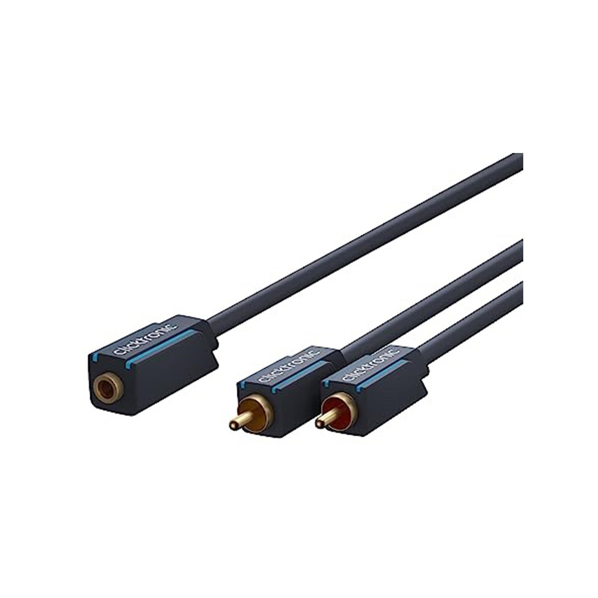 Clicktronic 3.5 RCA AUX Cable - 0.1m