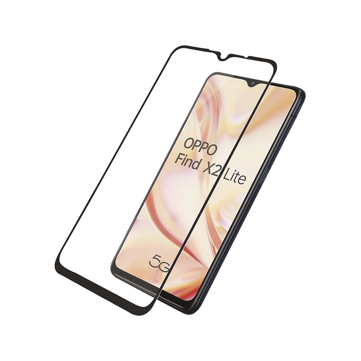 PanzerGlass Edge to Edge Screen Protector for Oppo Find X2 lite/A91 - Black