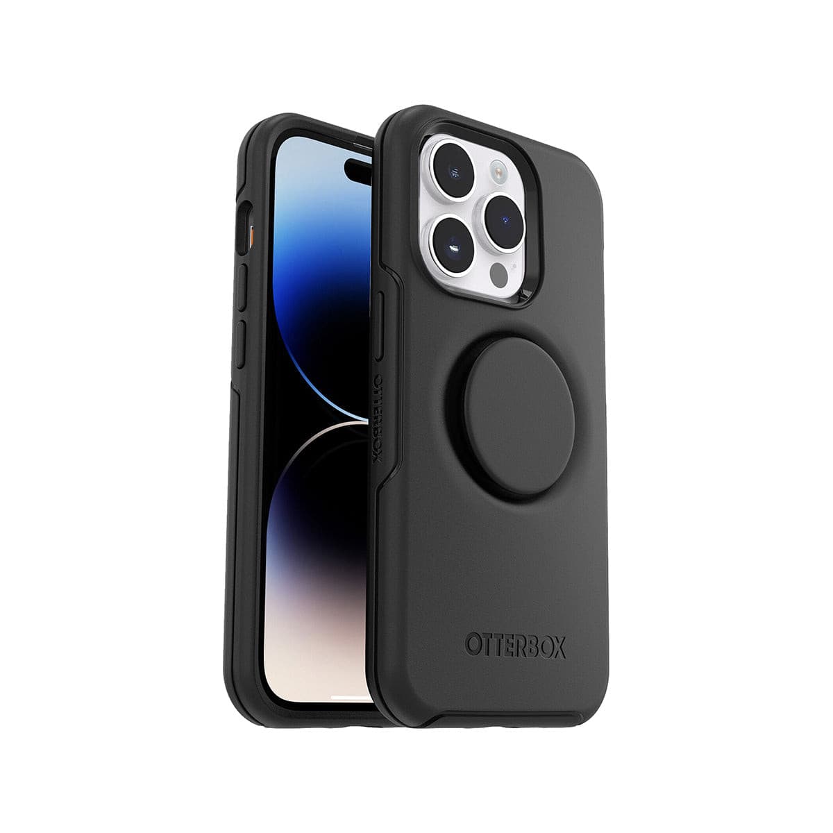 OtterBox Otterpop Symmetry Phone Case for iPhone 14 Pro.