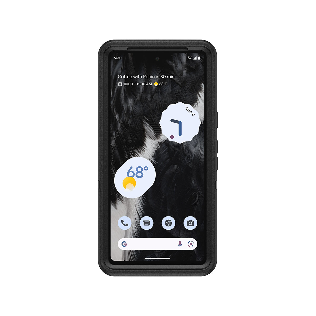 Otterbox Defender Phone Case for Google Pixel 7 - Black.