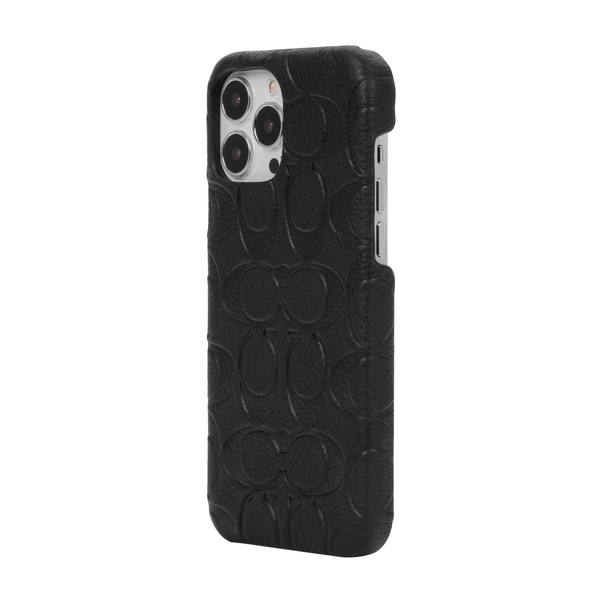 Coach Leather Slim Wrap for iPhone 13 Pro Max & iPhone 12 Pro Max.