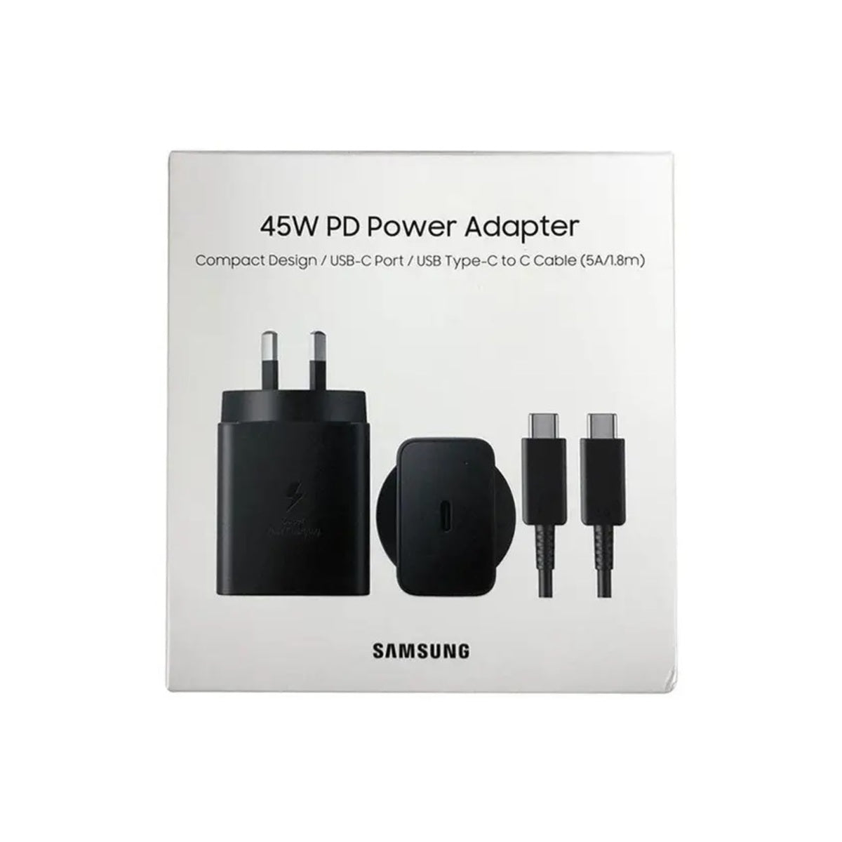 Samsung 45W PD AC Adaptor - Black.