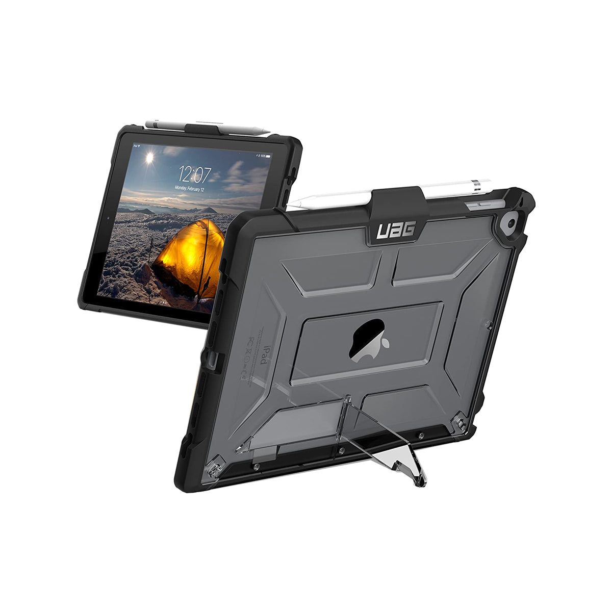 UAG Plasma Tablet Case for iPad 9.7 - Ice/Black.