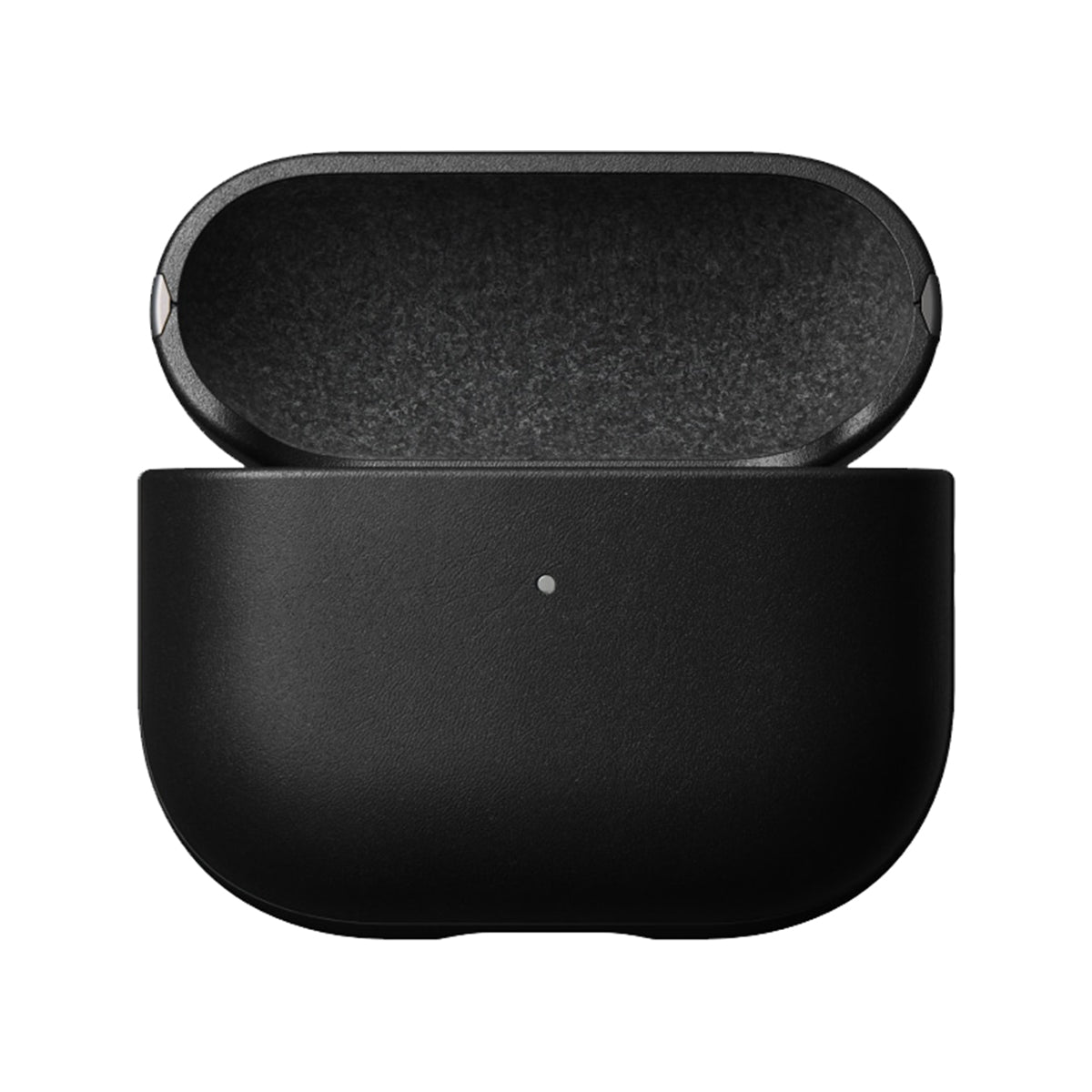 NOMAD Modern Leather Case for Apple AirPods 3rd Gen - Black Horween Leather.