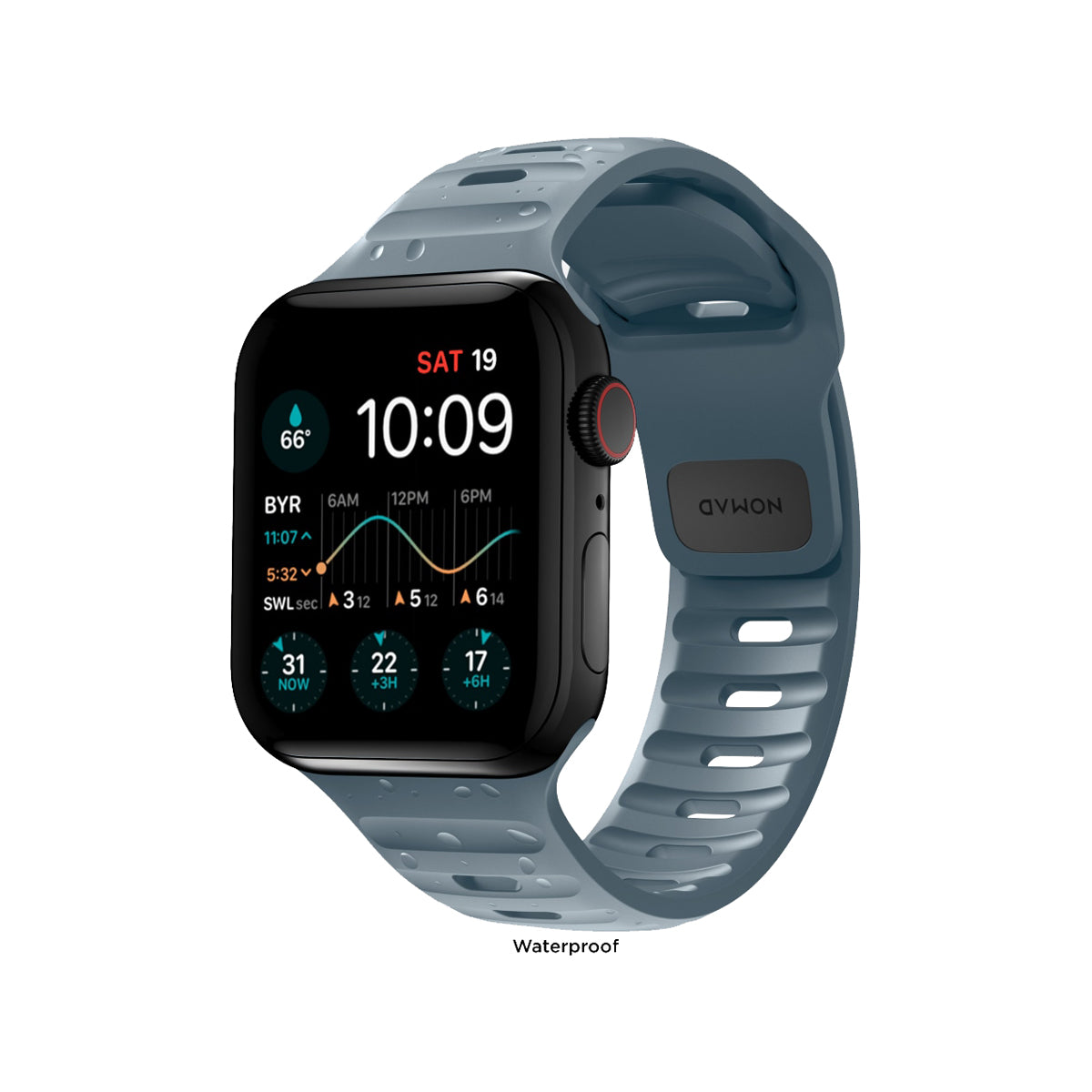 Nomad Apple Watch 45mm Sport Band - Marine Blue.