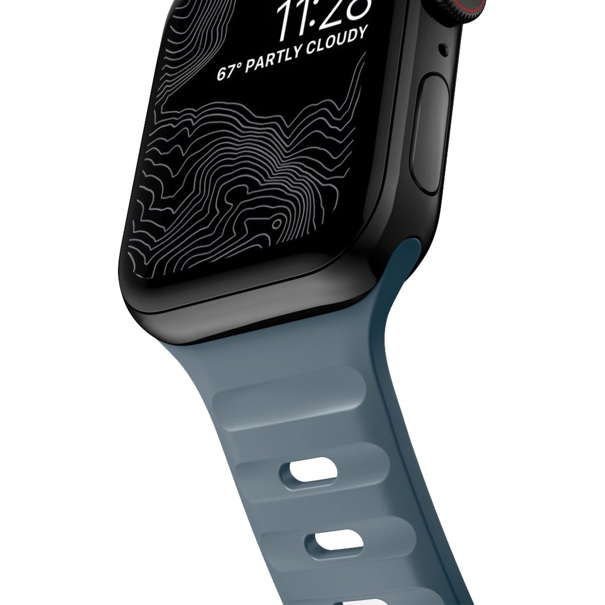 Nomad Apple Watch 45mm Sport Band - Marine Blue.