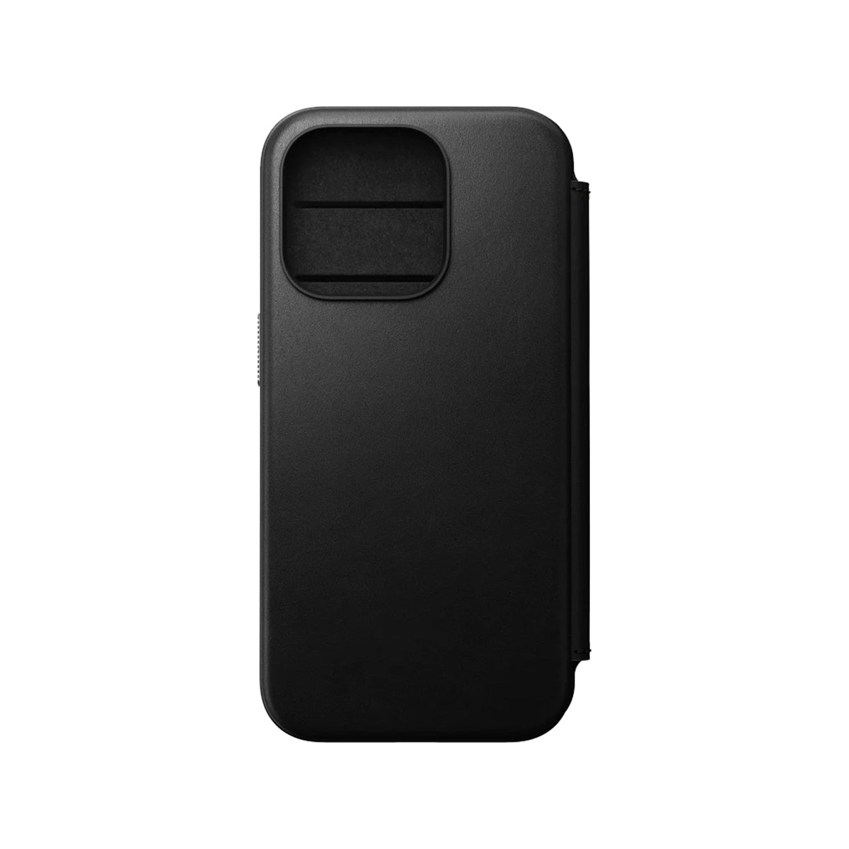 Nomad Leather Folio Case for iPhone 15 Pro - Black - NMD