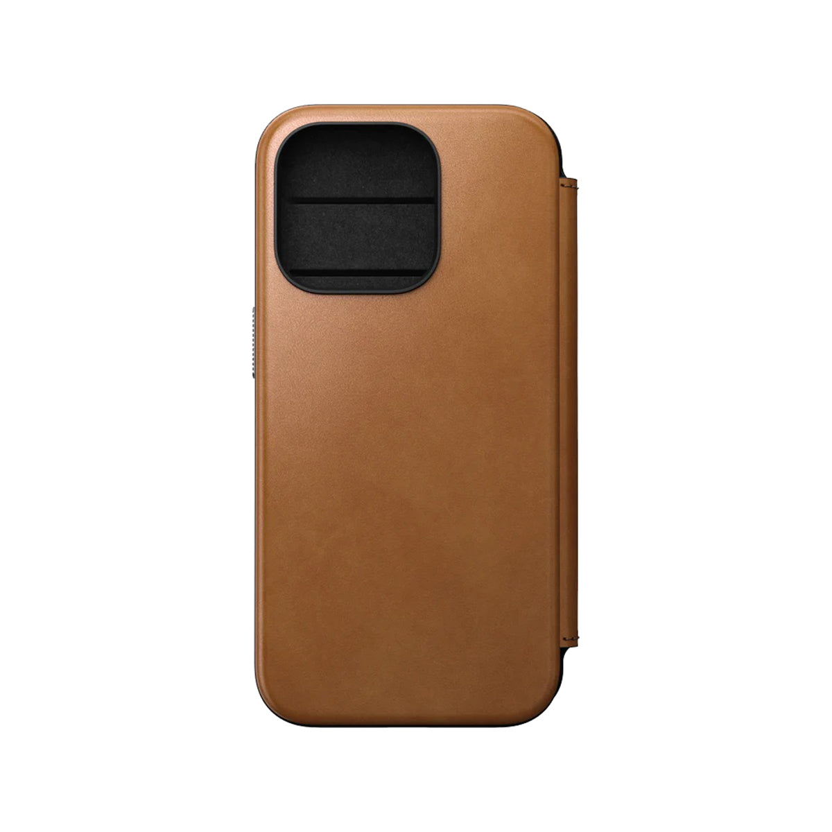 Nomad Leather Folio Case for iPhone 15 Pro - English Tan - NMD