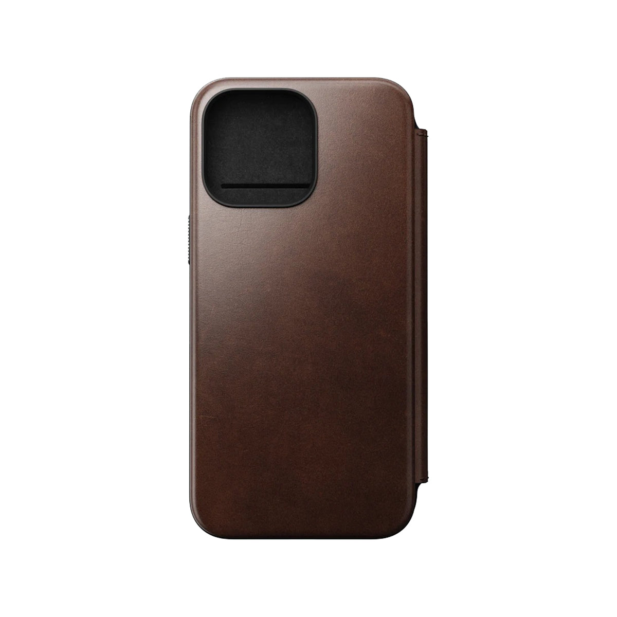 Nomad Leather Folio Case for iPhone 15 Pro Max - Brown - Horween
