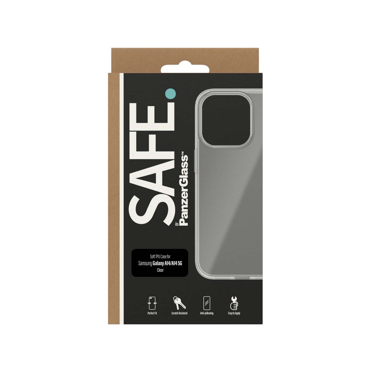 Panzerglass SAFE Phone Case for Samsung A14 - Clear.