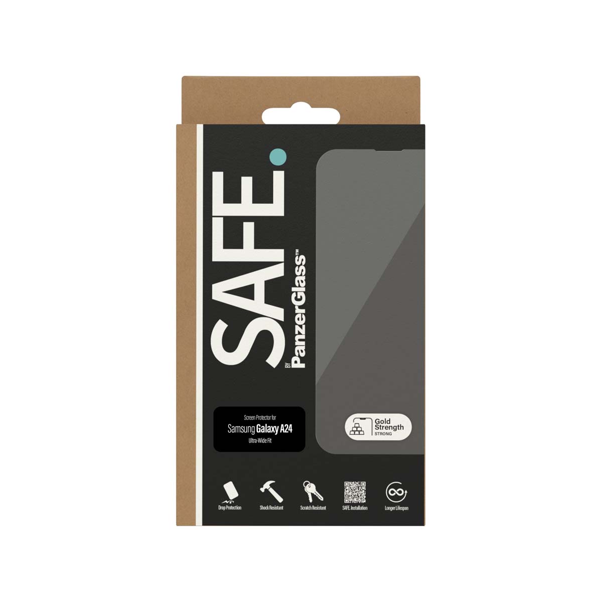 Panzerglass Safe Phone Screen protector for Samsung A24 5G - Clear.
