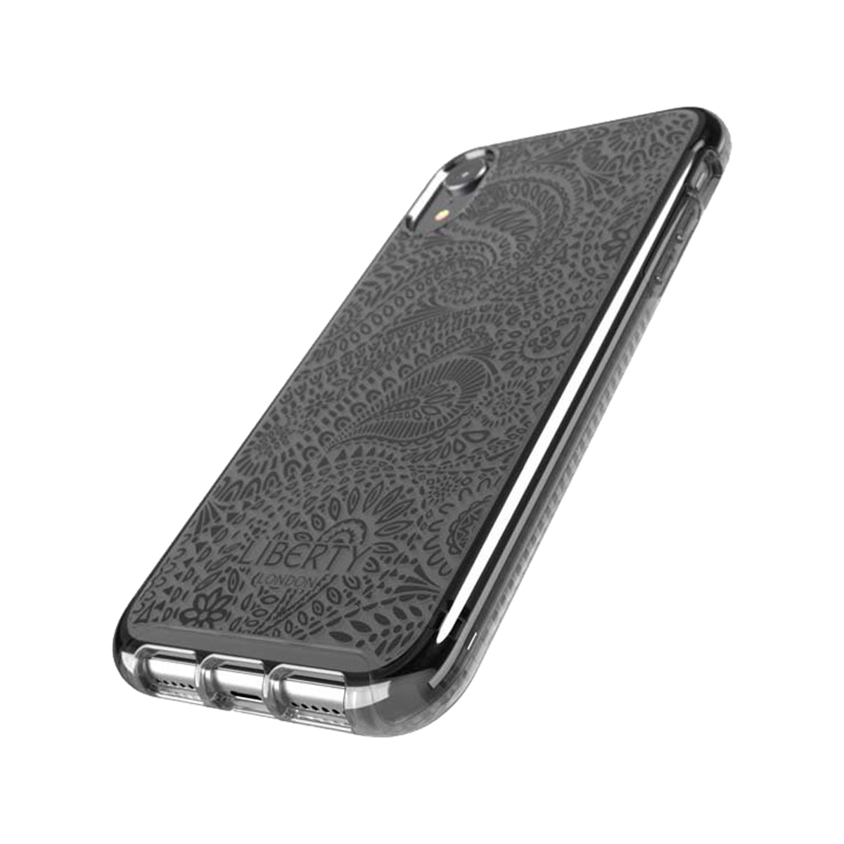 Tech21 Pure Clear Arundel Liberty Phone Case for iPhone XR - Smoke.