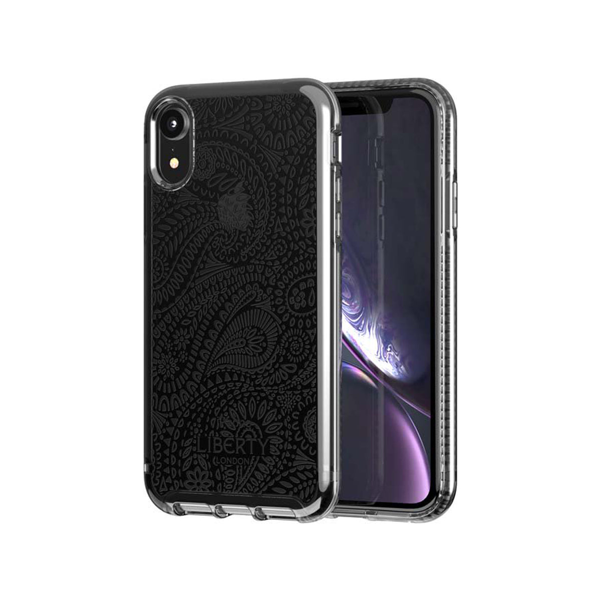 Tech21 Pure Clear Arundel Liberty Phone Case for iPhone XR - Smoke.