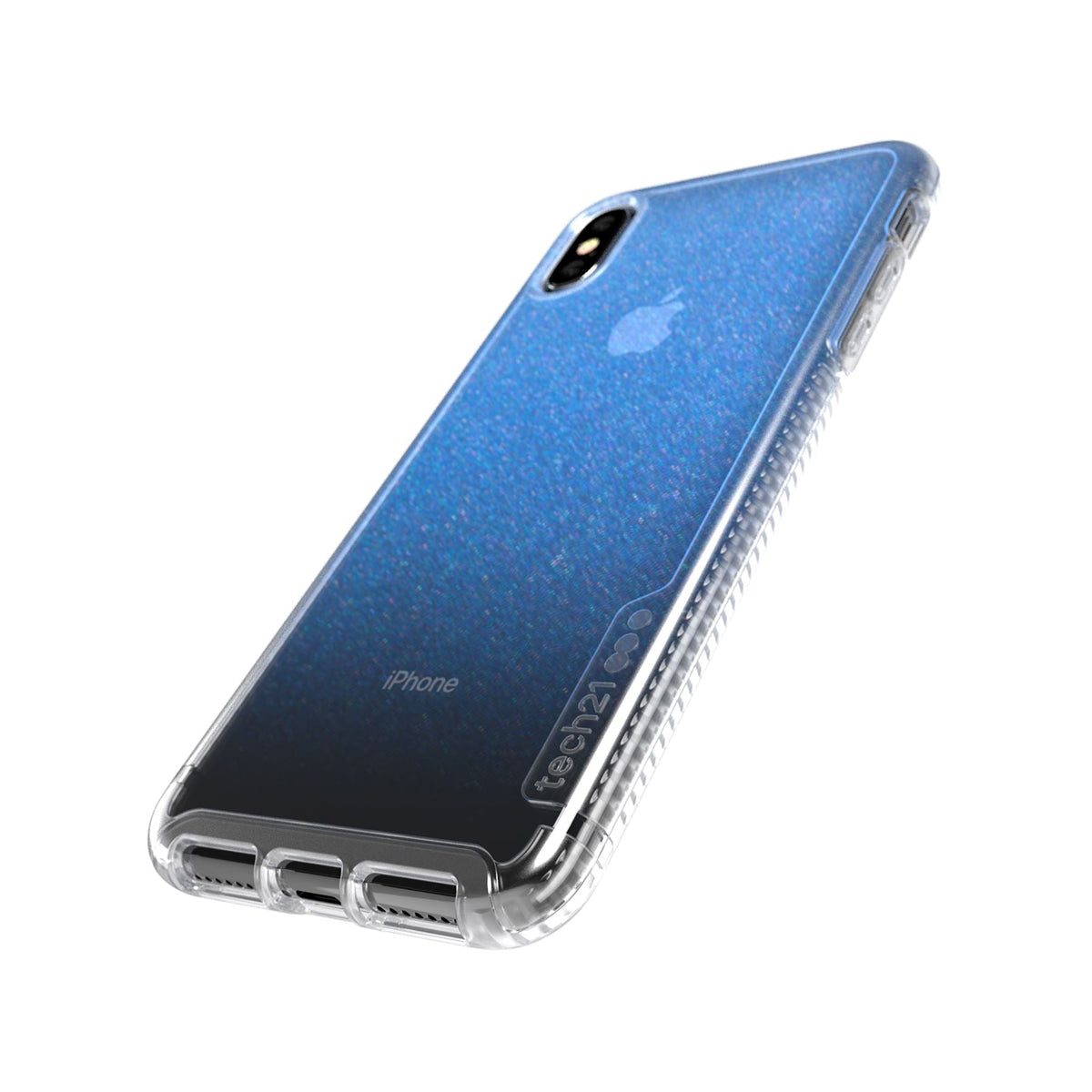 Tech21 Pure Shimmer Phone Case for iPhone Xs Max - Blue.