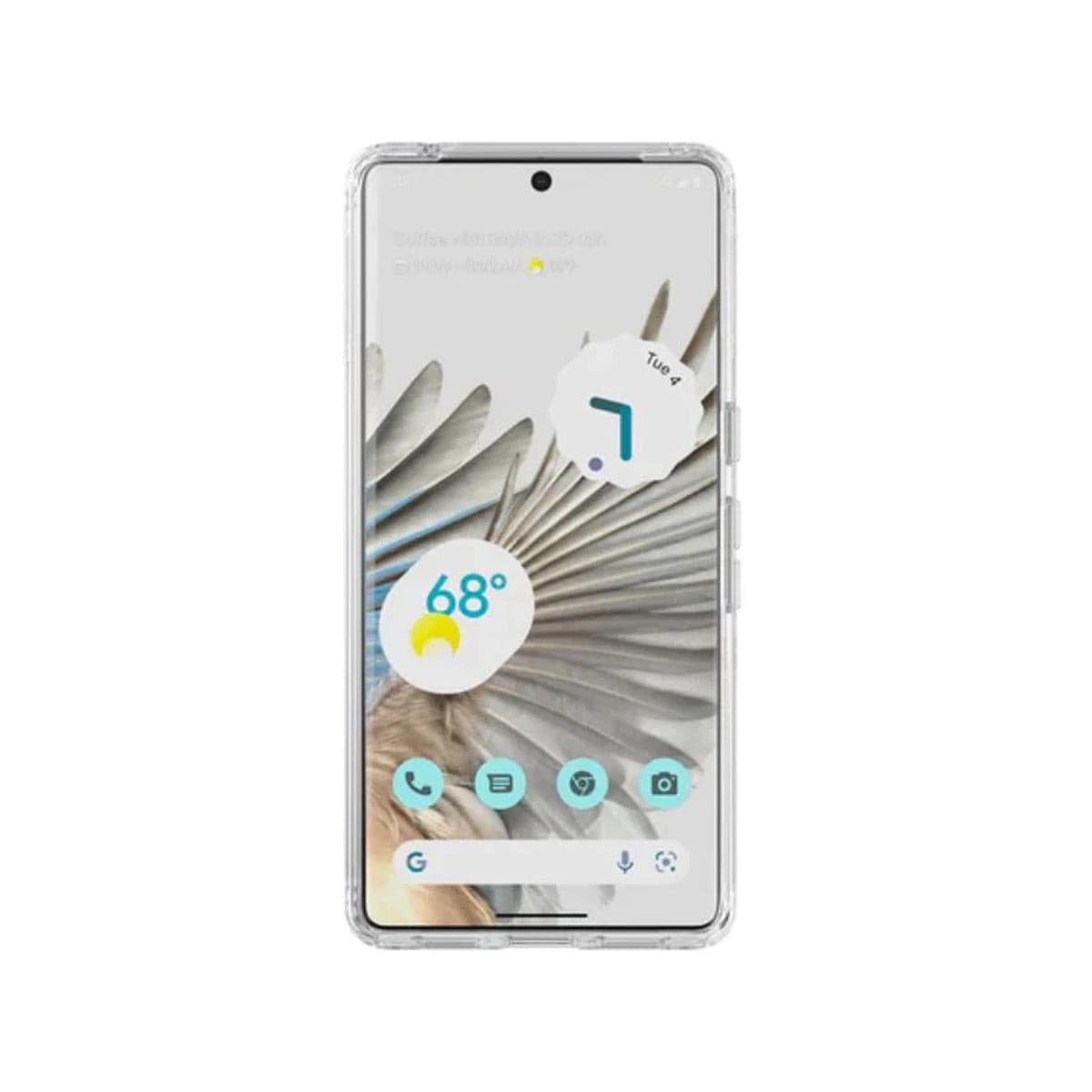 Tech21 EvoClear Phone Case for Pixel 7 Pro - Clear.