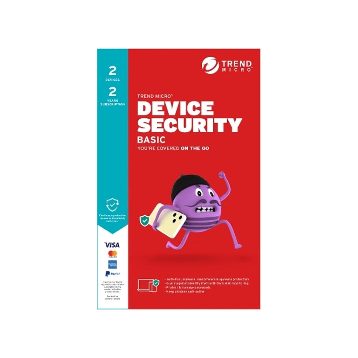 TRMICRO Device Security 2D 2Y for PC and Mac.