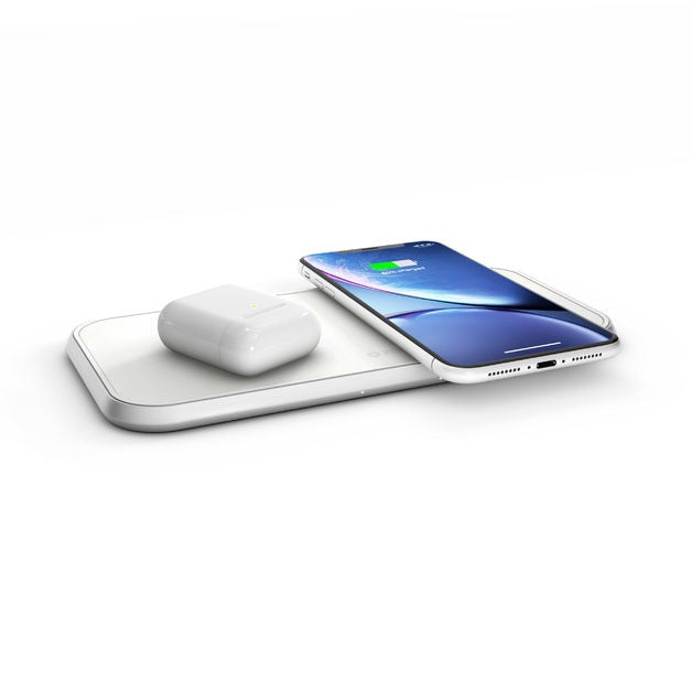ZENS Aluminium Dual Wireless Charger 10W (2-1 Charger).