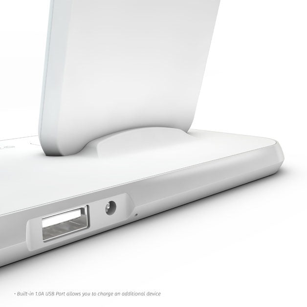 ZENS Aluminium Dual Wireless Charger+Dock+USB10W 3-1.