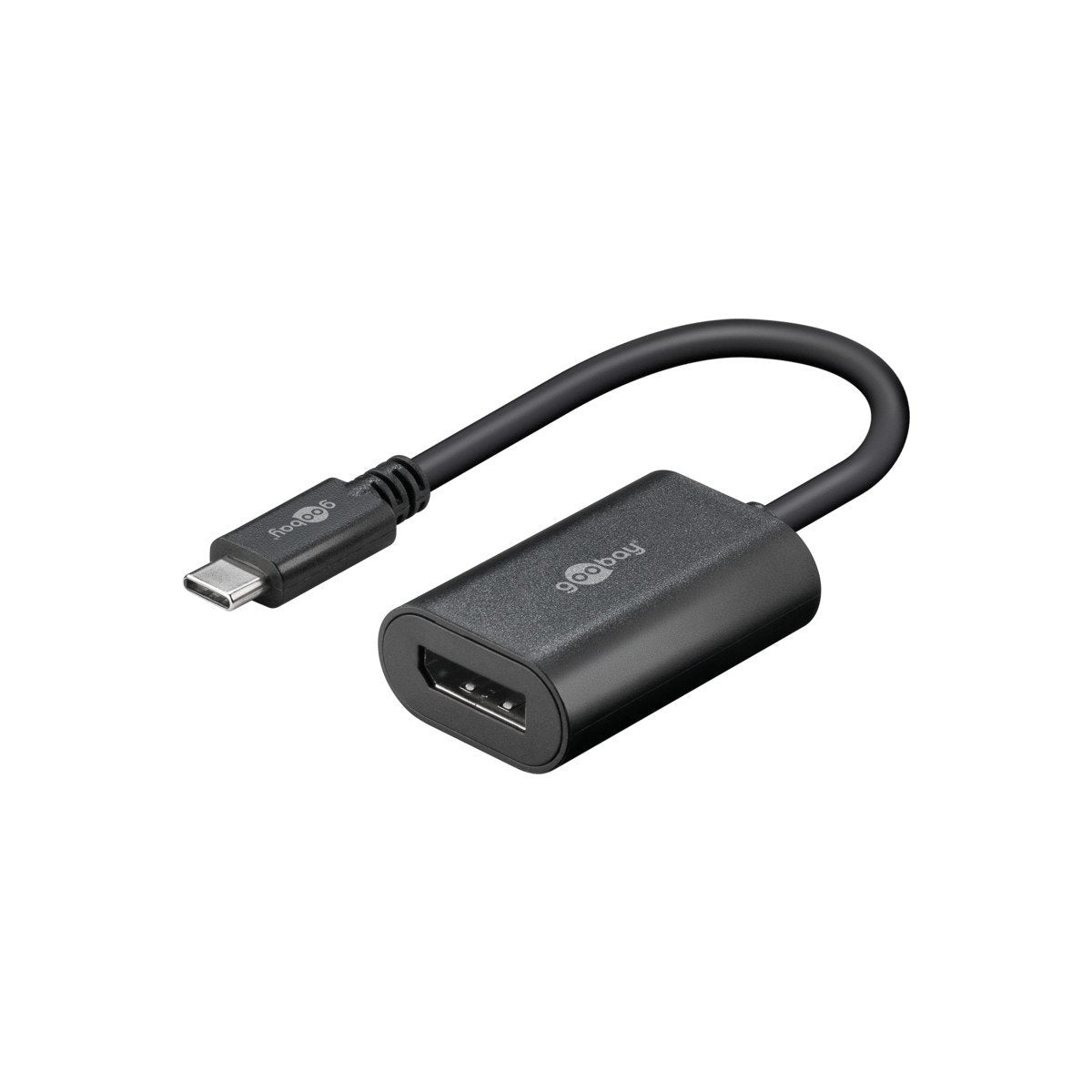 Goobay USB-C DispPort adapt (4k 60 Hz) black 0.2m - Adapter - Techunion -