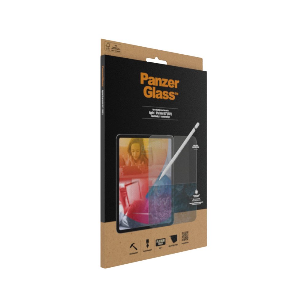 PanzerGlass Case Friendly Tablet Screen Protector for iPad Mini 6 - Clear - Tablet Screen Protector - Techunion -