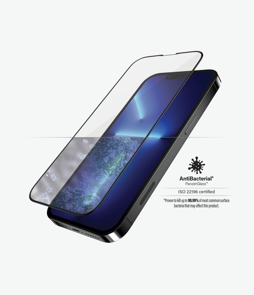 PanzerGlass for iPhone 13 Pro Max - Black - Screen Protector - Techunion -