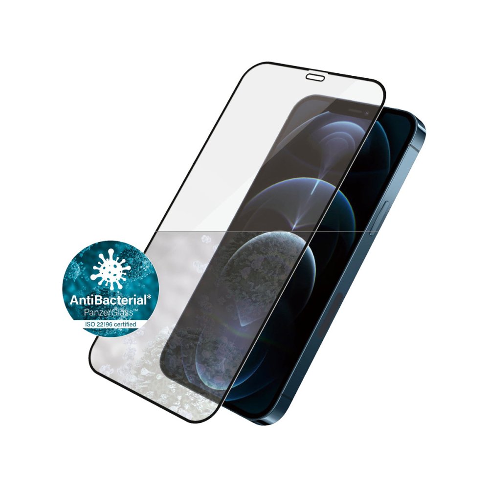 PanzerGlass - iPhone 12 Pro Max - CaseFriendly Black - Screen Protector - Techunion -
