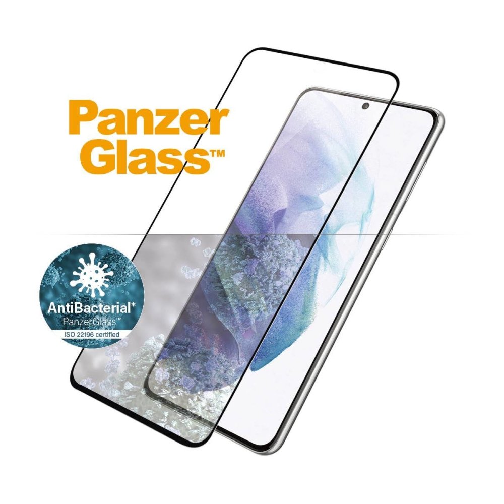 PanzerGlass Samsung Galaxy S21+ - Case Friendly AntiBac - Blk - Screen Protector - Techunion -