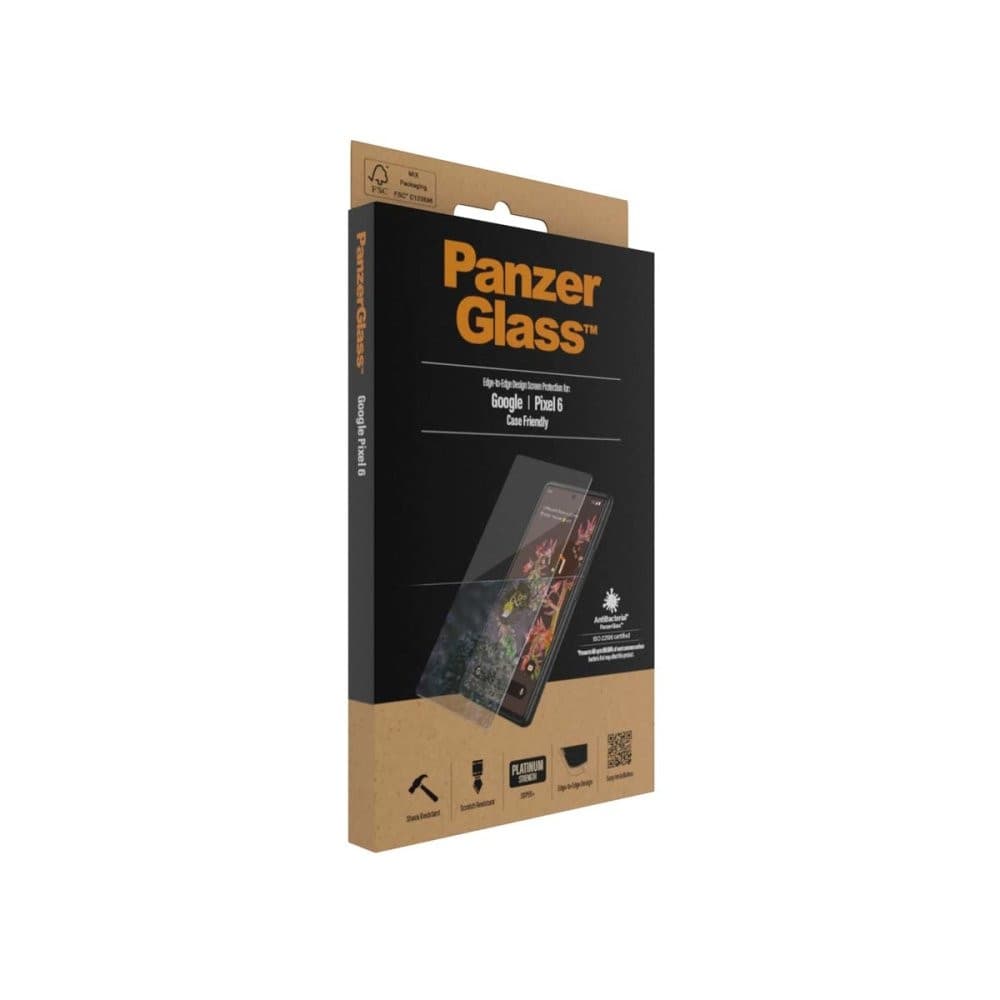 PanzerGlass Screen Protector for Google Pixel 6 - Black - Screen Protector - Techunion -
