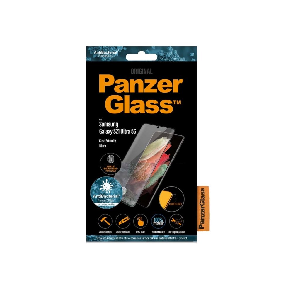 PanzerGlass Screen Protector for Samsung S21 Ultra - Clear - Screen Protector - Techunion -