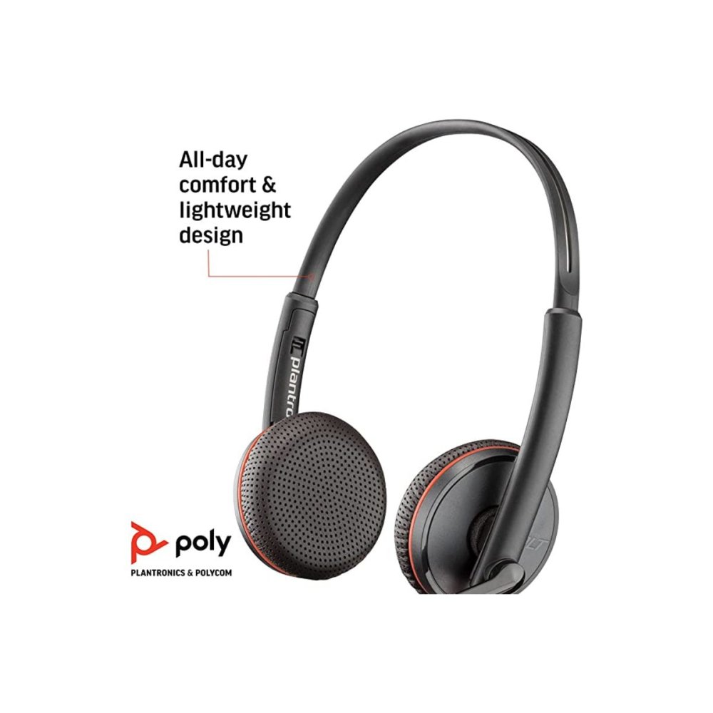 Poly Blackwire C3225 USB-C Lightweight Headset - Headset - Techunion -