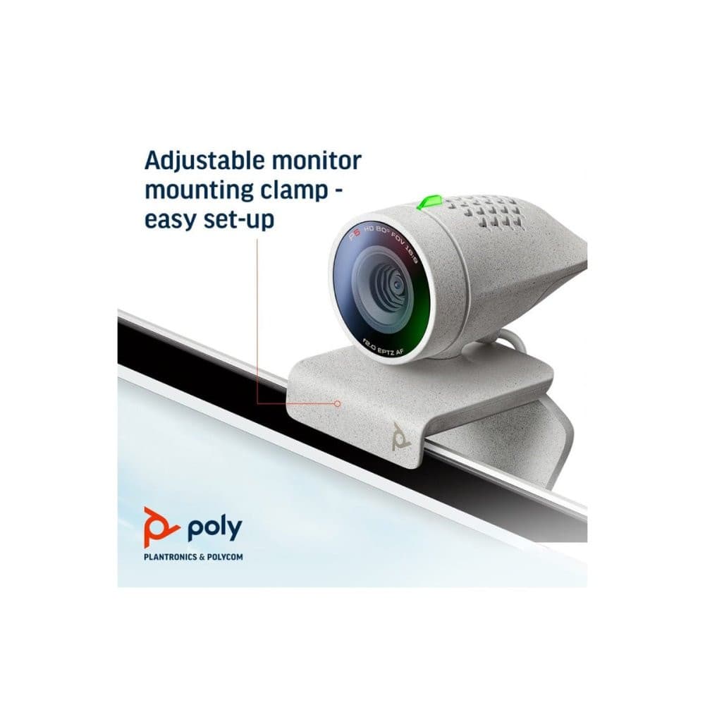 Poly Studio P5 Professional Webcam 1080p HD Laptop Camera Video Conference Teams Zoom Certified - Camera - Techunion -
