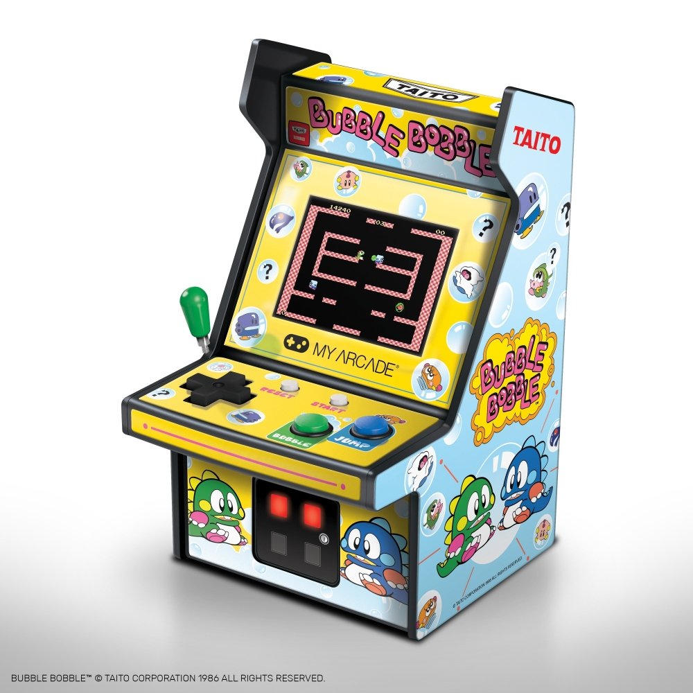 RETRO BUBBLE BOBBLE MICRO PLAYER - Retro Handheld Gaming - Techunion -